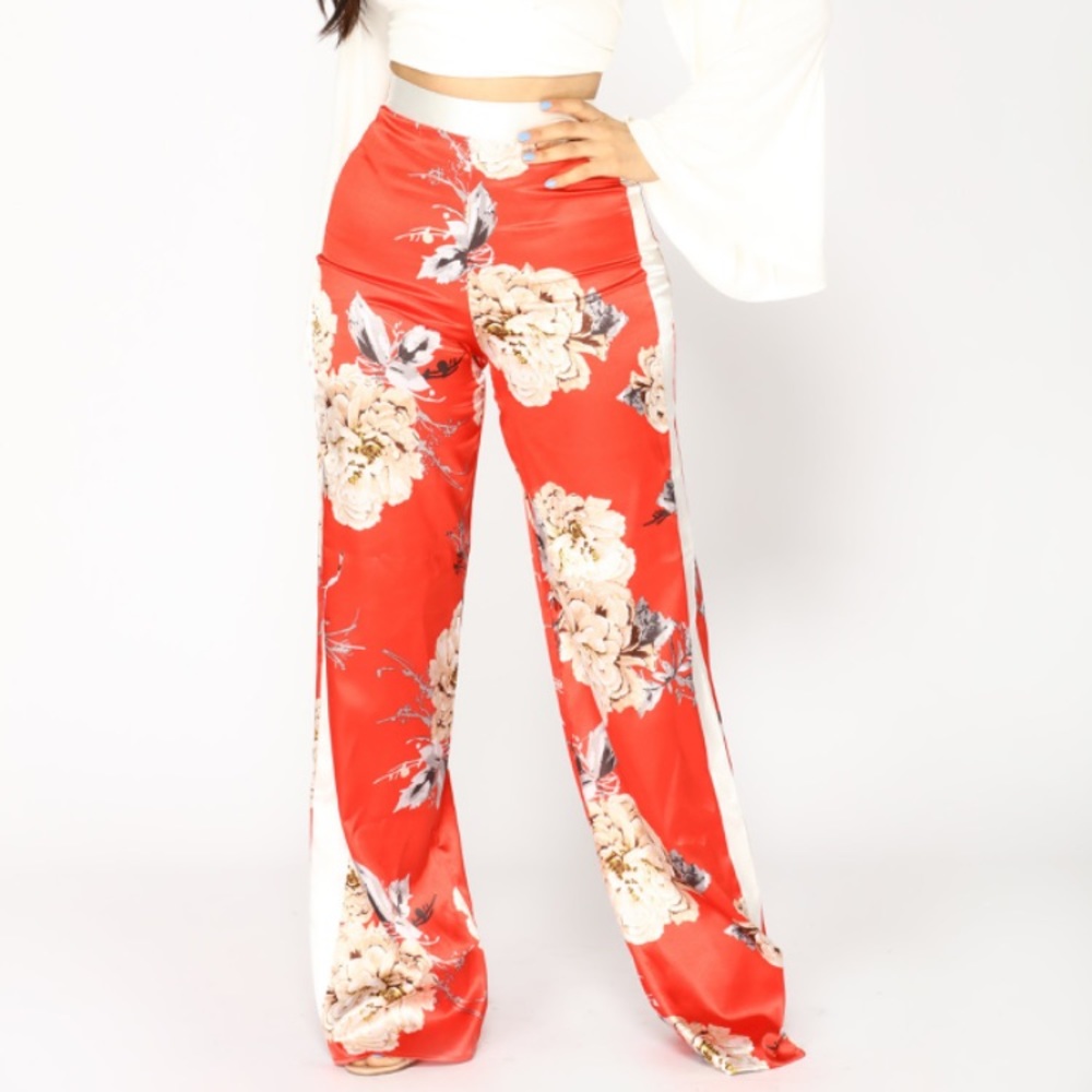 Floral Fashion Nova Pants